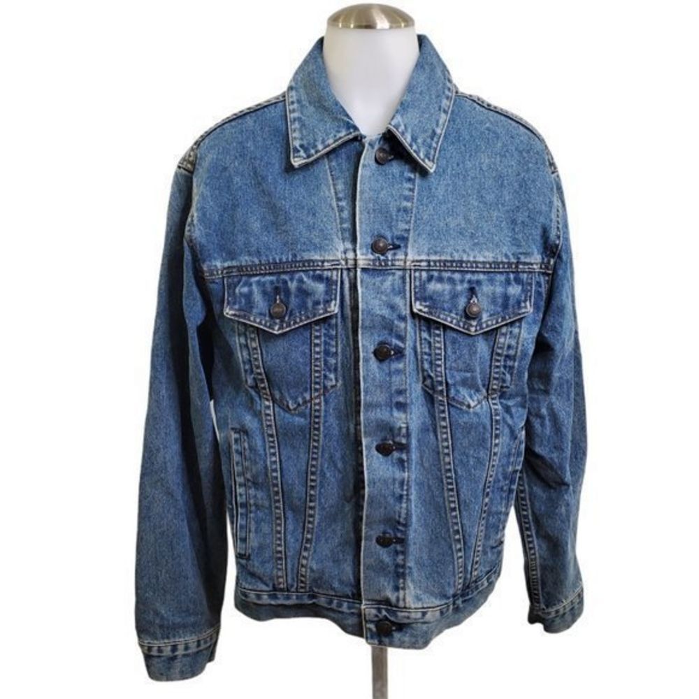 Gap‎ Jean Jacket S Blue Denim Button Vintage Look R